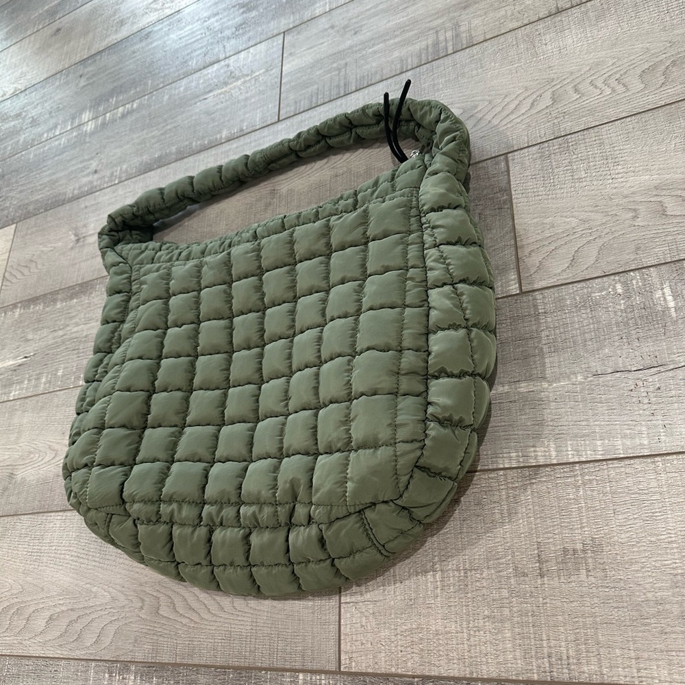 FP Movement by Free People Olive Green Quilted Shoulder Bag - Picture 5 of 9